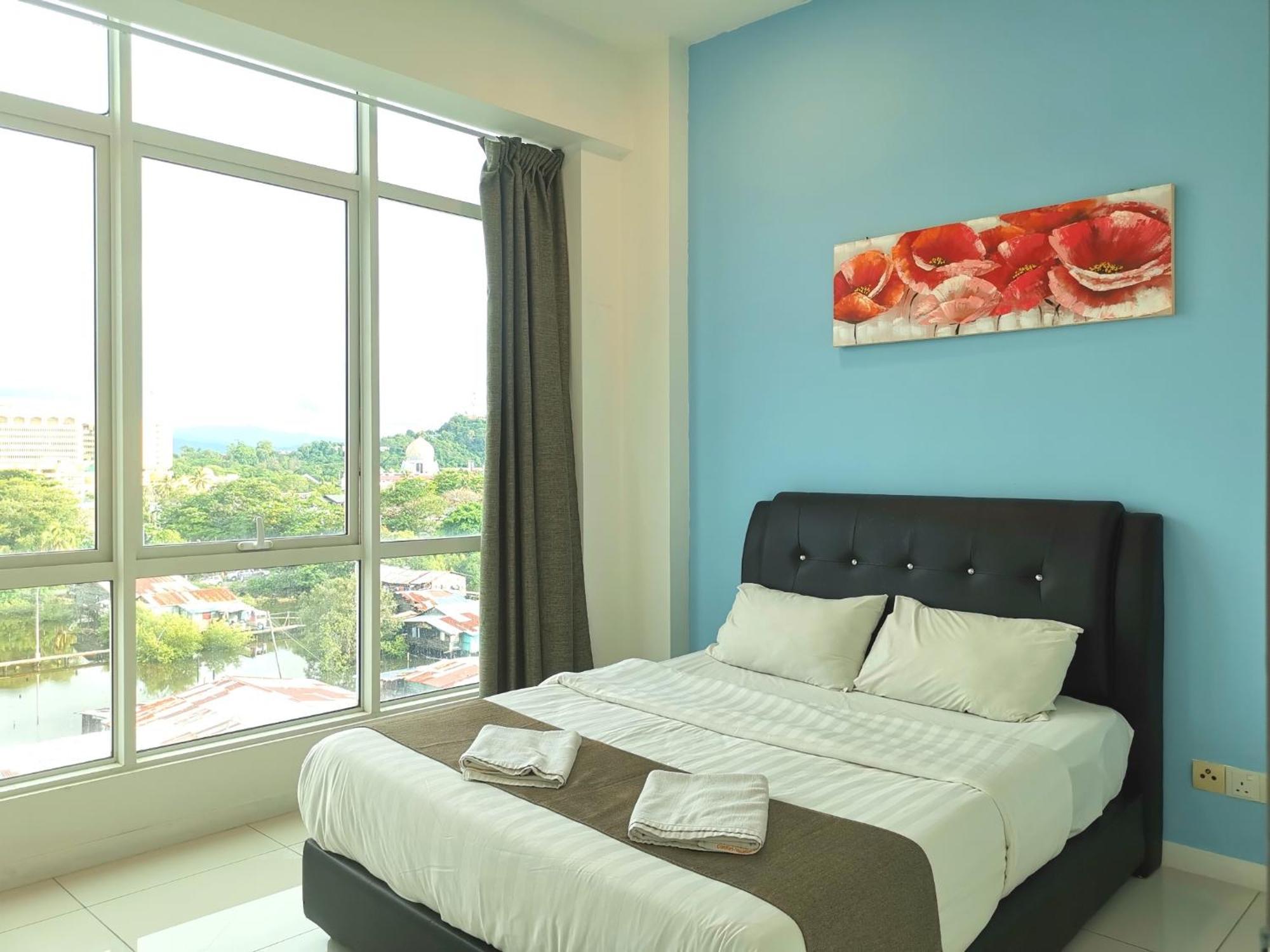 Sunset Seaview Vacation Condos @ Infinity Avenue Kota Kinabalu Quarto foto